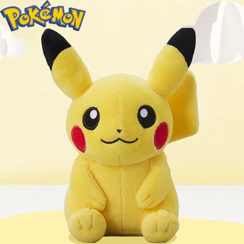 20CM Cute Pokemon Plush Dolls Anime Kawaii Pikachu Pokémon Go Pichu Short Stuffed Toys Cartoon Girl Children Birthday Gift