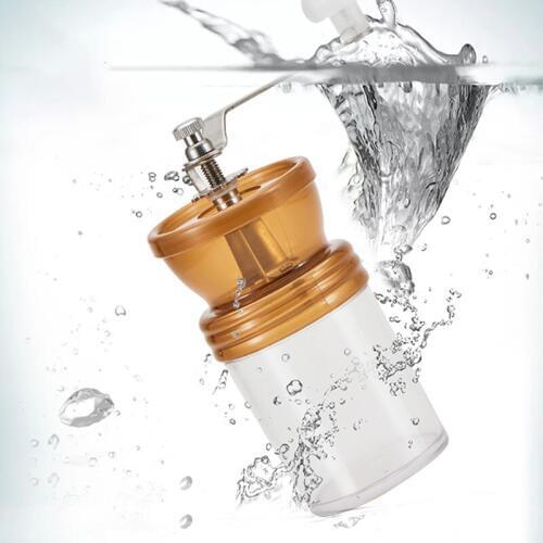 MICCK Washable Coffee Grinder Portable Acryl Coffeeware Beans Grainding MachineMICCK Adjustable Manual Coffee Grinder With Store