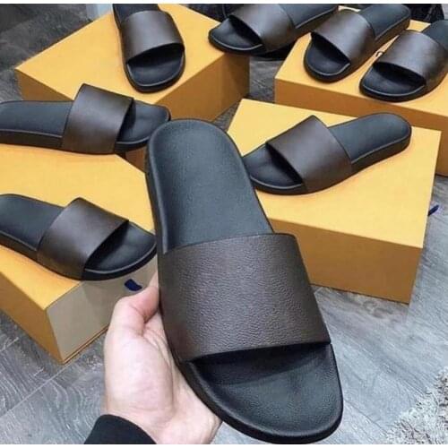 HOT MULE WATERFRONT Men Women Slide Sandals Designer Shoes Luxury Slide Summer Fashion Wide Flat Slippery Thick Sandals Slipper