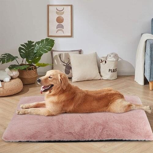 Soft Dog Cat Bed Mat Warm Pet Dog House Soft Fleece Puppy Sleeping Cushion Nest Mattress Autumn Winter Sofa Beds Kennel Washable