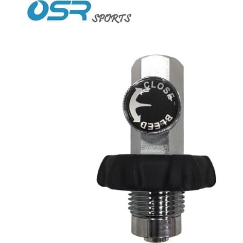 Scuba Diving tank filler for DIN diving regulator accessory copper nickel plated