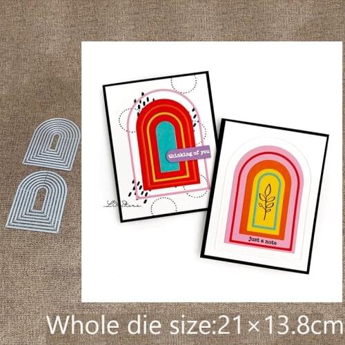 New Design Craft Metal stencil mold Cutting Dies Linear door frame scrapbook die cuts Album Paper Card Craft Embossing