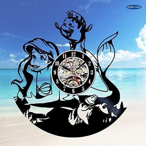 Paris wall clock Ariel Gift Art Decor Wall Clock Home Record Vintage Decoration la crosse