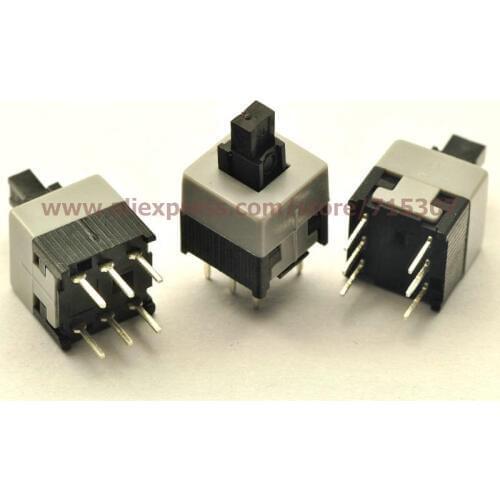 PHISCALE 50pcs Double row non-locking switch, 8.5*8.5mm 6Pin