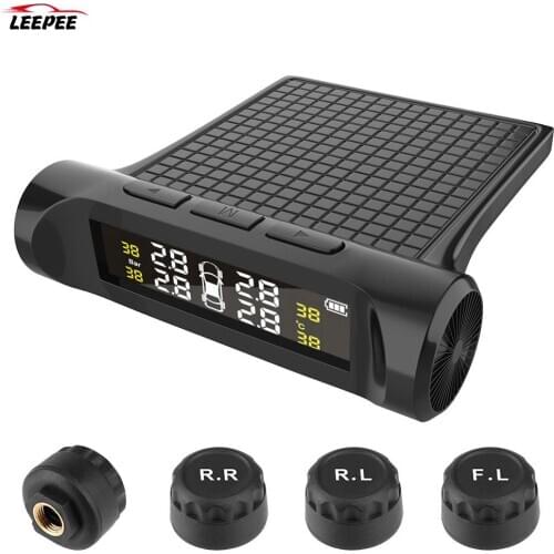Battery Digital LCD Display Auto Security Alarm Systems Car TPMS Tyre Pressure Monitoring System Tyre Pressure Automobile parts