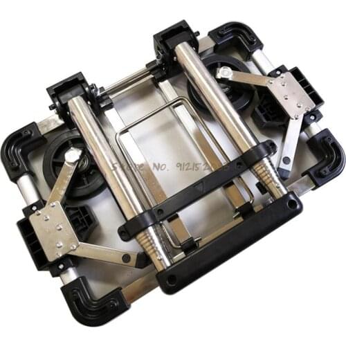 Stainless Steel Folding Portable Shopping Trolley Trolley Small Trolley Trailer Luggage Pull Goods Old Grocery Shopping Trolley