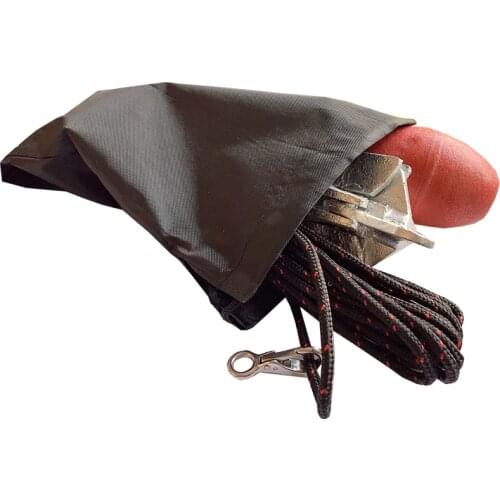 1.5kg/3.3 lbs Marine Kayak Fishing Anchor kit Folding Anchor system for kayak canoes