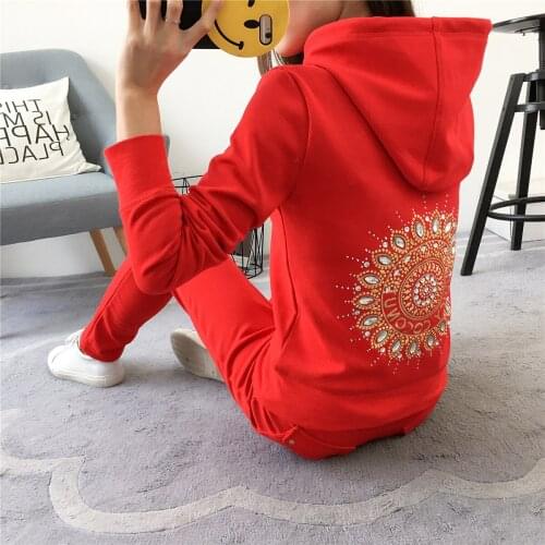 Juicy Lovers Brand Women Sporting Suits Set Velvet Pile Thicken Inside Casual Tracksuits Pullover Collar Winter Sportswear suit