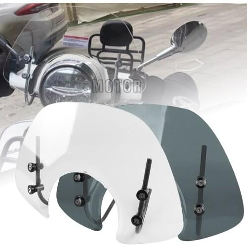 Motor Scooter Wind screen For Piaggio VESPA GTS GTV250 300 ABS all years 2021 2020 2019 Front Windshield Spoiler Air Deflector