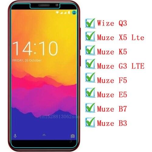 Prestigio Wize Q3 Glass Screen Protector For Prestigio Muze X5 K5 Lte G3 F5 E5 B3 B7 Tempered Glass SmartPhone Film Cover