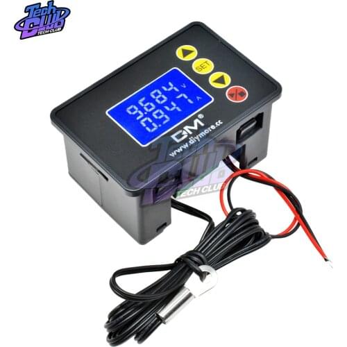 1.37 inch LCD Display DC 0-100V 10A 1000W Adjustable 4-Digit Voltage Meter Wattmeter Volt Current Tester Temperature Tools