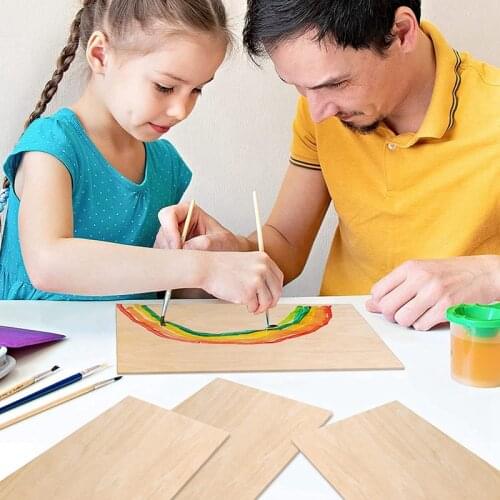 15 Pack Unfinished Wood Sheets,Balsa Wood Thin Wood Board for House Aircraft Ship Boat Arts and Crafts,DIY Ornaments