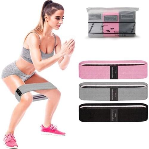 3 pcs Squat Resistance Band Fitness Elastic Rubber Band Expander Portable Yoga Exercise Accessory Home Putira Fitness Equipment