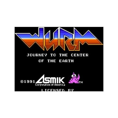 Wurm Region Free 60 Pin 8Bit Game Card For Subor Game Players