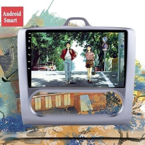 9 inch Android 10.0 Car Radio For ford focus EXI MT 2 3 Mk2 2004 2005 2006 2007 2008 2009-2011 2Din GPS Multimedia Player Unit