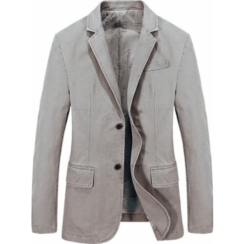 4Xl Spring Autumn New Men Blazer Fashion Slim Casual Lazer For Mens Suit Designer Jacket Outerwear Male Cotton Suit Large Size