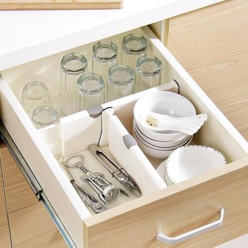 Storage Board Retractable Desk Drawer Divider Wardrobe Partition Board Telescopic Classified Storage Separate Plate