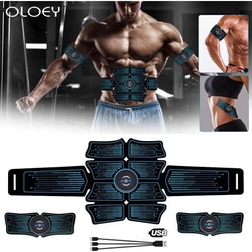 EMS Electromagnetic Stimulation Of Muscles Hip Trainer Abdominal Belt Muscular Exercise Home Gym Fitness Equipment USB Charging