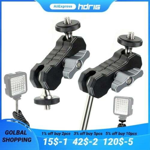 HDRIG Adapter Bracket Universal Strange Hand Magic Arm Suitable SLRCamera Tripod External Monitor Photography Light Photo Studio