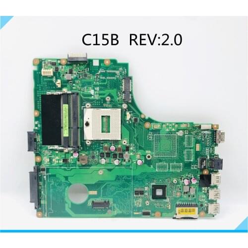C15B REV.2.0 For ASUS C15B K56L Notebook Mainboard C15B Laptop Motherboard DDR3 integrated graphics