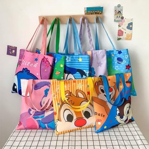 Disney Mickey Mouse Minnie Stitch Stella Mini Kids Small Bag Ladies Kawaii Bag For Girl Boy