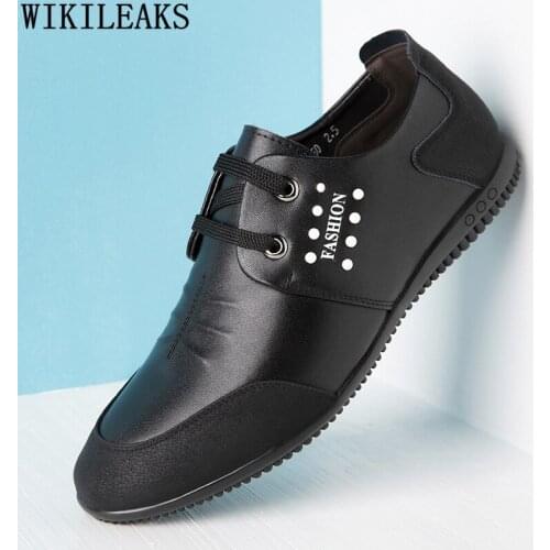 White Leather Casual Shoes Men Fashion Oxford Shoes for Men Black Designer Elevator Shoes for Men 2021 Zapatillas De Hombre