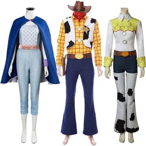 New Arrival Man Women Woody Shepherdess Jessie Cosplay Disfraz костюм Costume Outfit Halloween Roly Play Cosplay Free Shipping