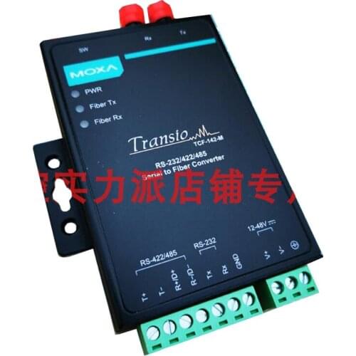 New Original Spot Photo For MOXA TCF-142-M-ST-T RS-232/422/485 Wide Temperature Fiber Optic Converter