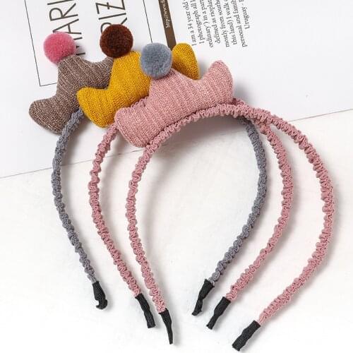 1pc Cute Double Layer Cute Kids Headband Crown Hairbands Elastic Headband Children Hair Accessories