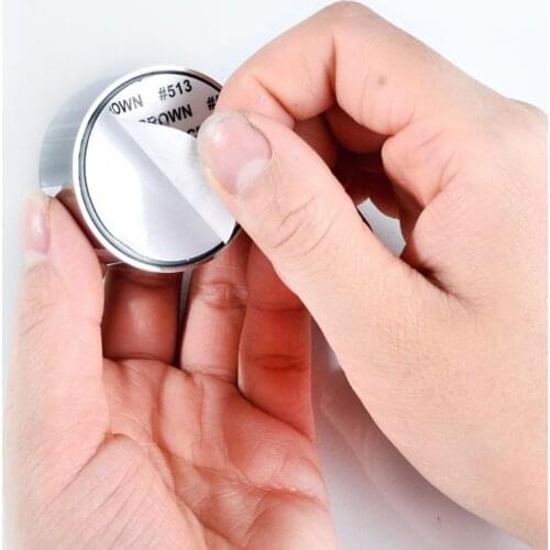 Self Adhesive Round Towel Holder Wall Mount Wash Cloth Rack Storage Hook for Bathroom Kitchen