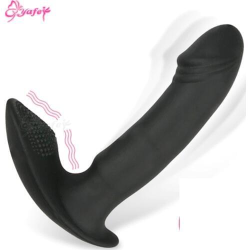 Silicone Vibrating panties Butterfly panty Vibrator Anal Vibrator Clitoris Stimulator Strap On Dildo Wearable Sex Toy for Women