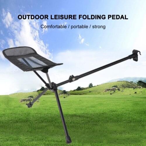Leg Stool Camping Footrest Outdoor Stool Folding Chair Portable BBQ Foot Rest Leg Family Outdoor Camping Accessories