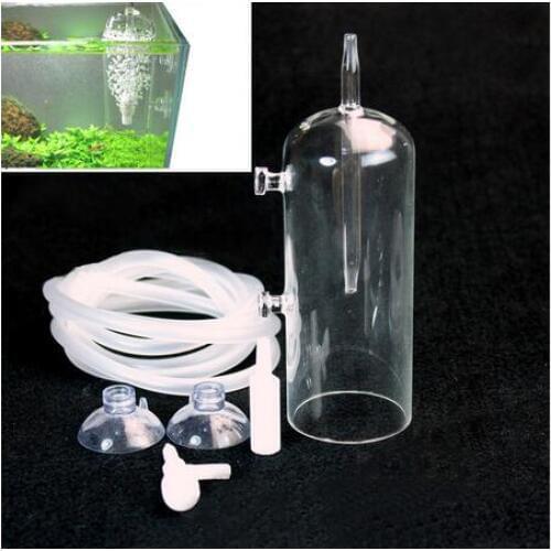 Aquarium Glass CO2 Diffuser Bubble Air Stone Purge Oxygen Aeration Device For Aquarium Fish Tank H06