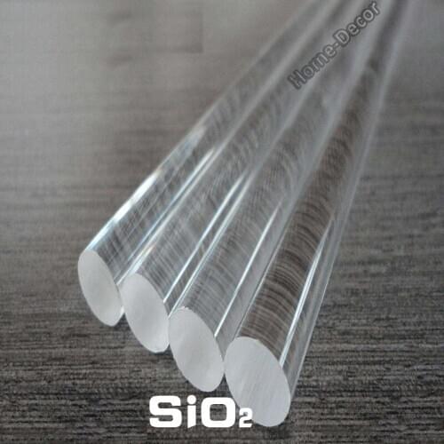 5 PCS Quartz Conductor Glass Rod Resistant To High Temperature And Corrosion Transparency Quartz SiO2
