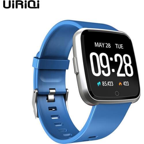 UiRiQi Y7 Smart Watch For Men Smart Bracelet With Heart Rate Monitor Fitness Tracker For Smart Phones Big Screen Smart Watch