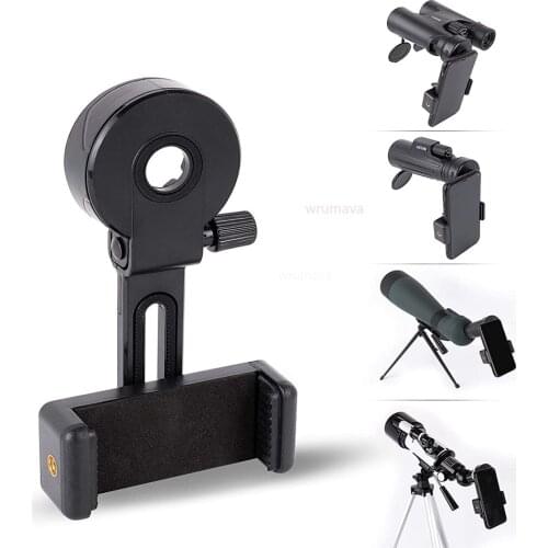 Universal Cell Phone Photography Adapter Holder Clip Bracket for Binoculars Telescope Monocular Spotting Scope Microscope
