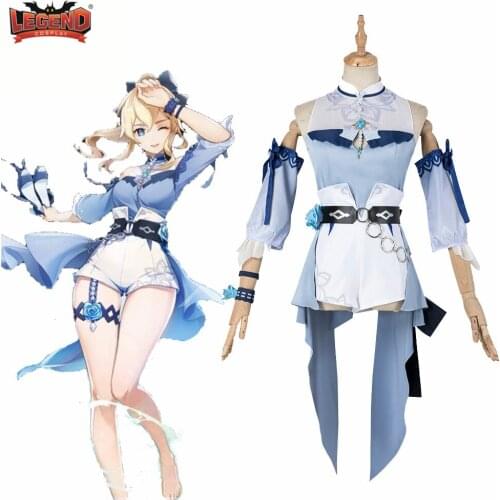 Game Genshin Impact Jean Cosplay Costume Sea Breeze Dandelion Jean Swimsuit Lovely Uniform Summer Swimwear Woman Outfits Cosplay