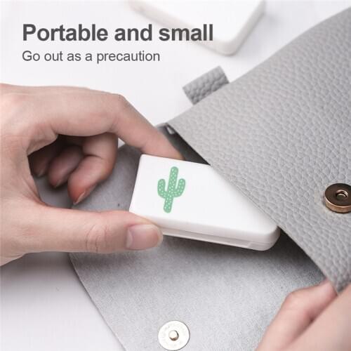 1Pc Cute 3 Lattices Mini Tablet Pill Medicine Box Holder Storage Organizer Container Case Pill Box Splitters