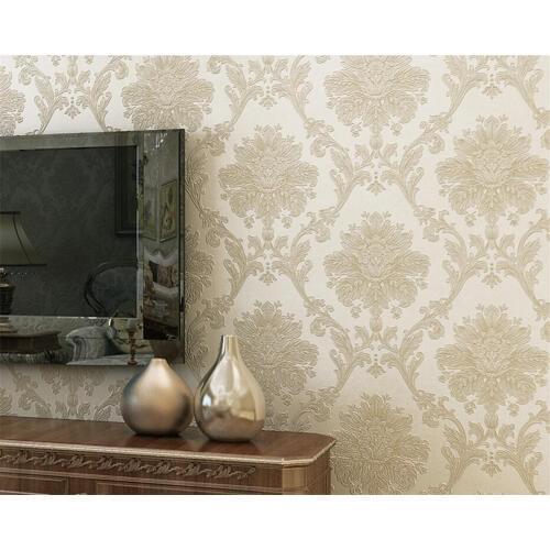 Beibehang European luxury bronzing Damascus 3D wallpaper living room bedroom meal TV background walls 3d wallpaper roll photo