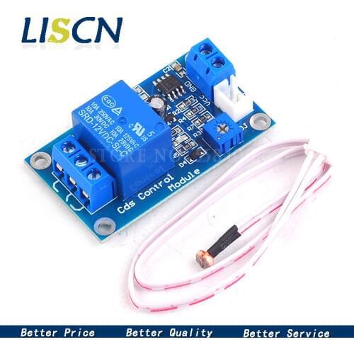 XH-M131 DC 12V Light Control Switch Photoresistor Relay Module Detection Sensor 10A brightness Automatic Control Module