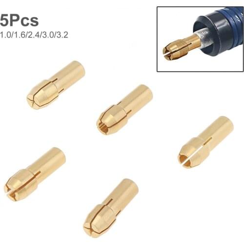 5pcs 1.0-3.2mm Mini Drill Chucks Adapter Collets Quick Chuck for Mini Tool
