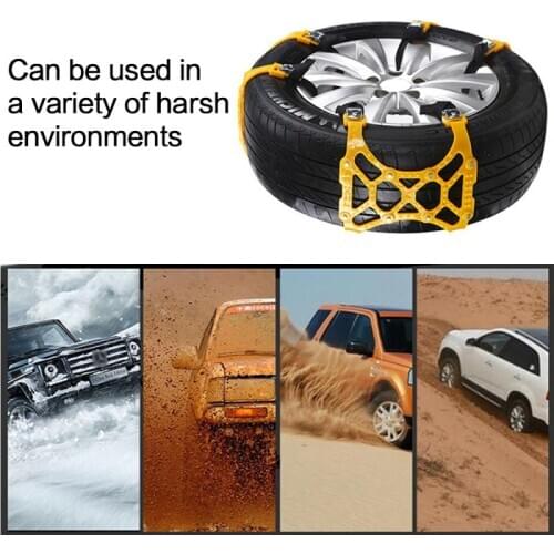 Car Anti-skid Snow Tyre Tire Chains Beef Tendon Wheel Chain for Snow Mud Road