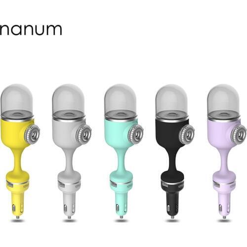Nanum Car Air Humidifier Mini Car Aroma essential oil Diffuser Humidifier Aromatherapy Portable cool mist Purifier in car