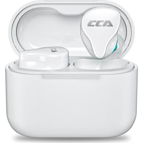 CCA CC4 TWS Wireless Earphones Gaming Noise Cancellation Headset 5.2 Qualcomm Aptx Bluetooth Earphone Up Yo 6hrs playback Time