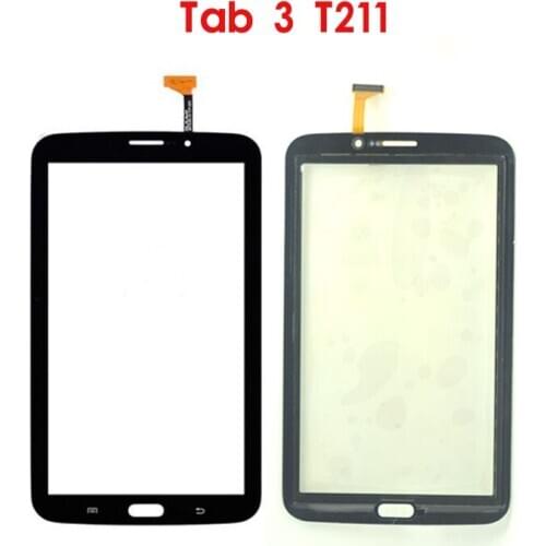 For Samsung Galaxy Tab 3 SM-T211 T211 Touch screen panel Outer Glass digitizer Lcd screen Replacement Tablet PC