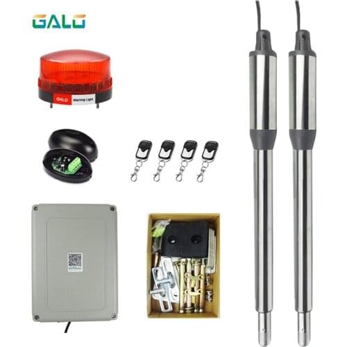 AC110V Electric Linear Actuator 300kgs Engine Motor System Automatic Swing Gate Opener + 2 remote control