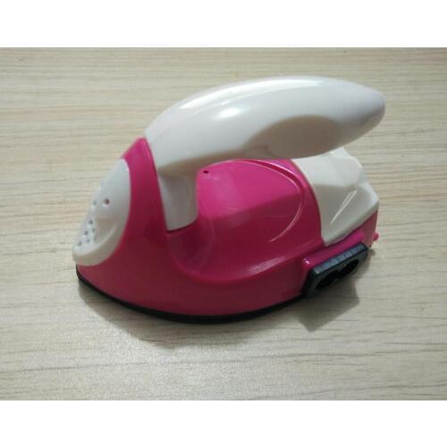 110V/220V constant temperatsuper mini electric iron with Europe plug DIY making small craft of decorating student use