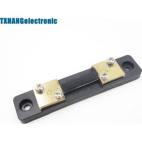 FL-2 DC 75mV 50A shunt resistance meter Amp analog panel ammeter VoltMeter diy electronics