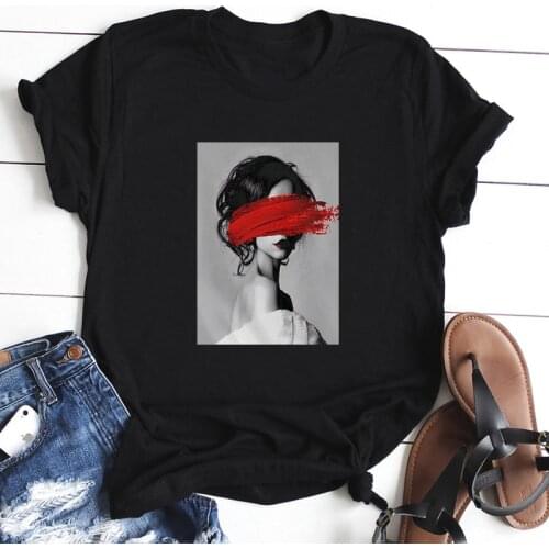 Nordic Vintage Art T Shirt Women Fashion Lovely Personality Tshirt Woman Punk Harajuku Short Sleeve Tops Tee Plus Size Clothes
