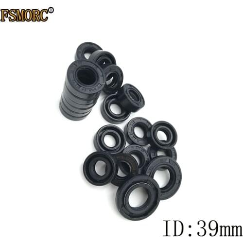 NBR Shaft Oil Seal TC-39*45*49*50*51*52*54*55*56*58*59*60*62*65*66*6/7/8/9/10/12 Nitrile Covered Double Lip With Garter Spring